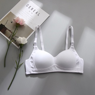 Mega Deal》Half 1/2 Cup A/B Size No Wire Seamless Wireless Push Up Women Bra  Baju Dalam Wanita