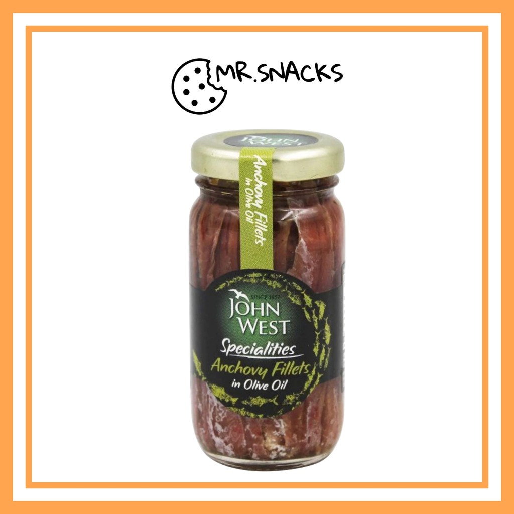 John West Anchovy Fillets in Olive Oil 95g Shopee Malaysia