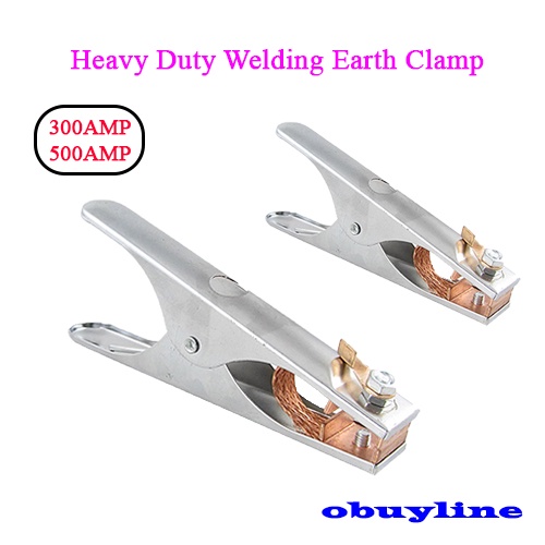 300A / 500A Ground Earth Clamp FOR MIG / TIG / MMA / ARC Welding ...
