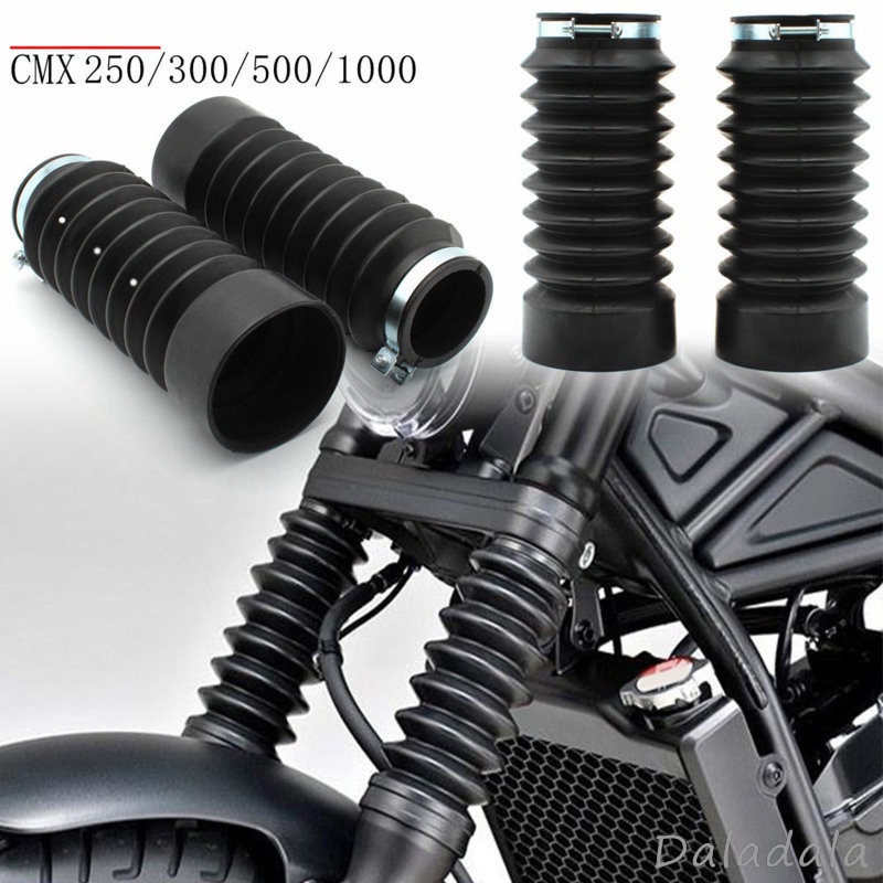 2Pcs Motorcycle Rubber Front Fork Cover Shock Absorber Boots for CMX500 ...