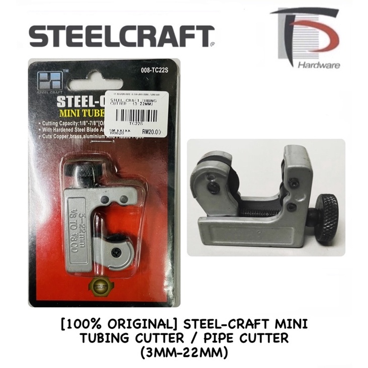 [100% ORIGINAL] STEEL-CRAFT MINI TUBING CUTTER / PIPE CUTTER (3MM-22MM ...