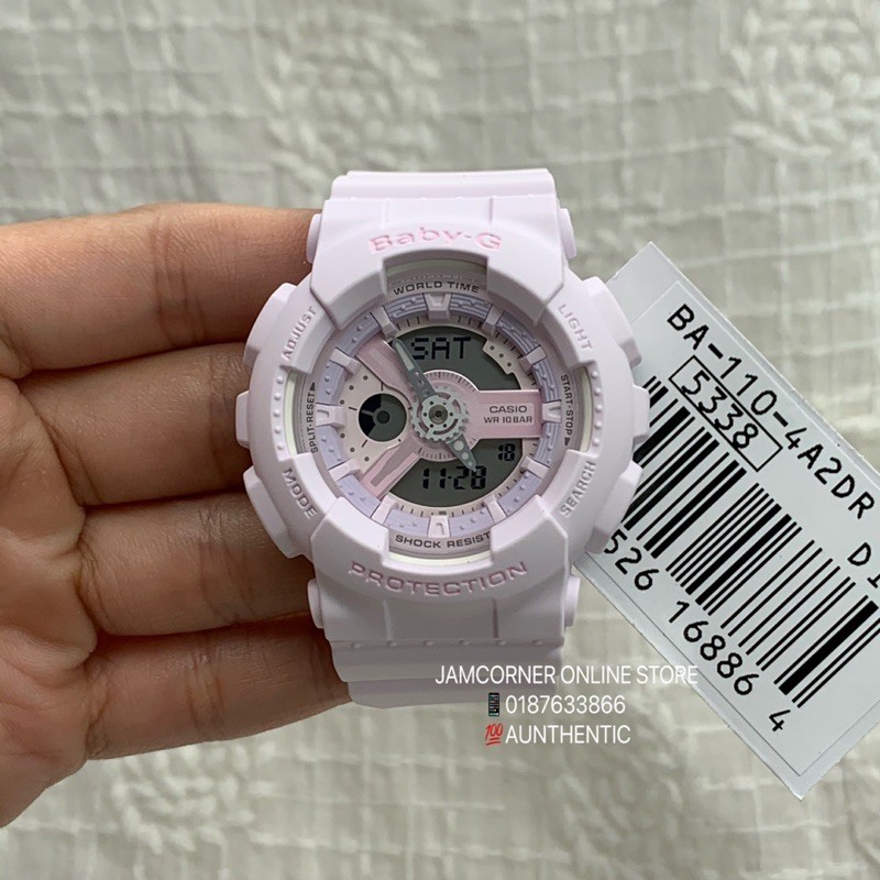 100 ORIGINAL CASIO BABY G BA 110 4A1 BA 110 4A2 new flower image COLORS PINK PURPPLE