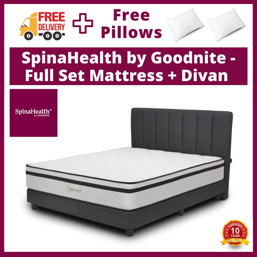💖🔥Full Set (Mattress +Divan set + Free Delivery+Free Pillow) Posture