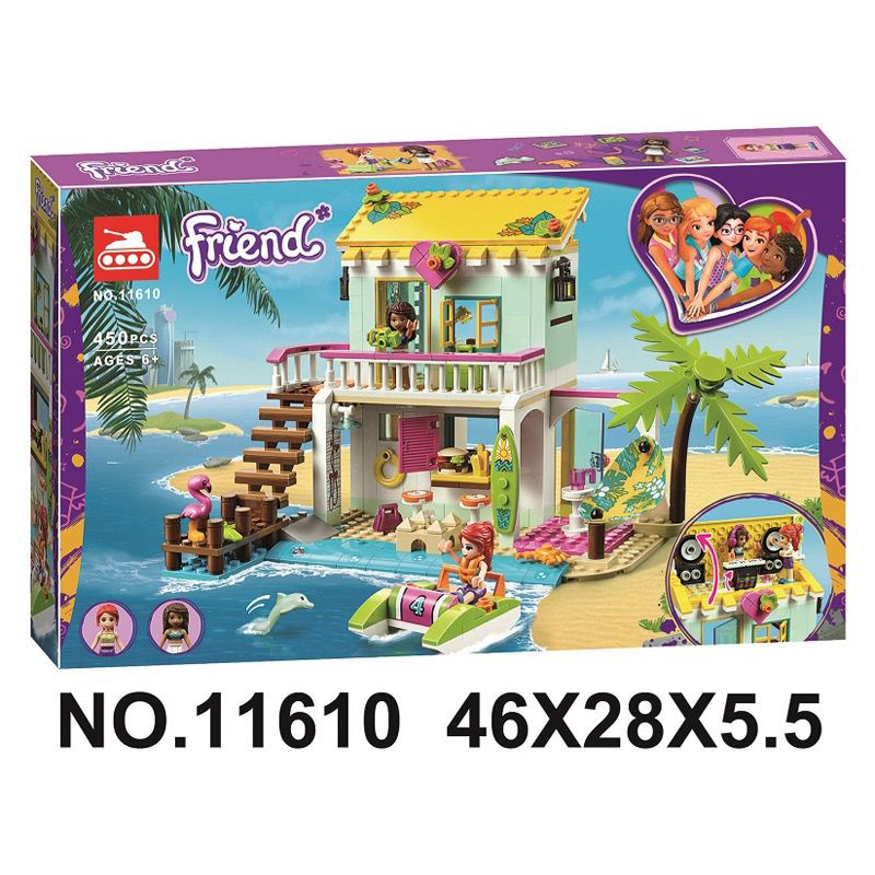TANK FRIEND:BEACH HOUSE BUILDING BLOCKS (11610) | Shopee Malaysia