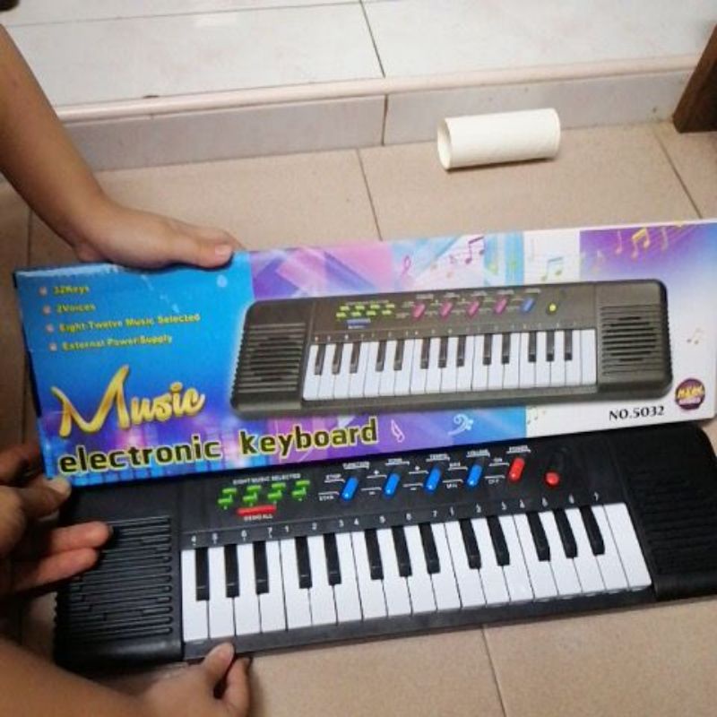 Malaysia 32 Keys Electronic Piano Musical Kids Learning Muzik Keyboard
