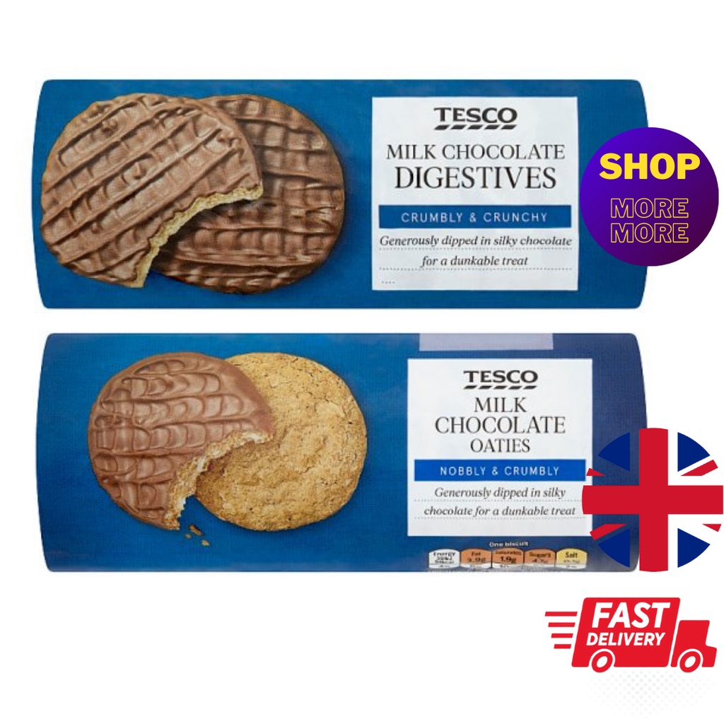 [CASHBACK ] TESCO UK BISCUITS Milk Chocolate Digestive / Dark