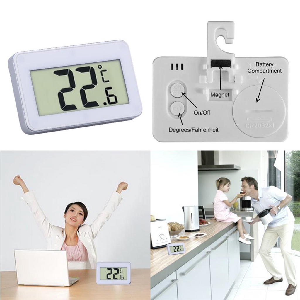 [dolitycbMY] Temperature Meter Thermometer : -20 to 60 for Refrigerator ...