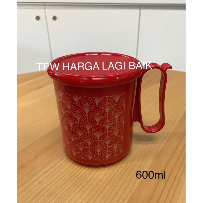 Tupperware Microwaveable Jumbo Mug with Lid 600ml (1pc) | Shopee Malaysia