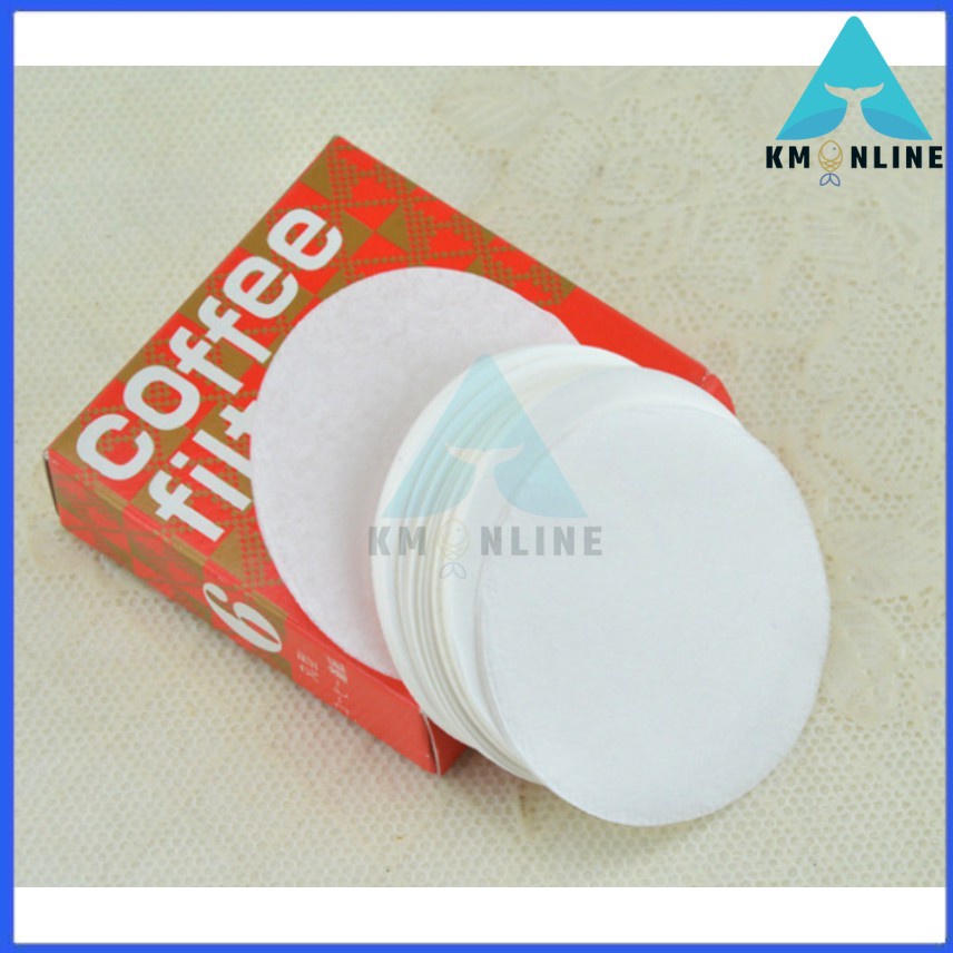 (100 Pieces/pack) 6 Diameter 60mm Coffee Filter Paper For Moka Pot
