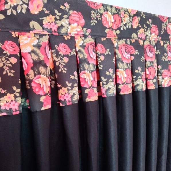 Skirting Langsir Table Top Meja Guru Bouquet Meja Pejabat Free Gam Dan Velcro Renda Lekat