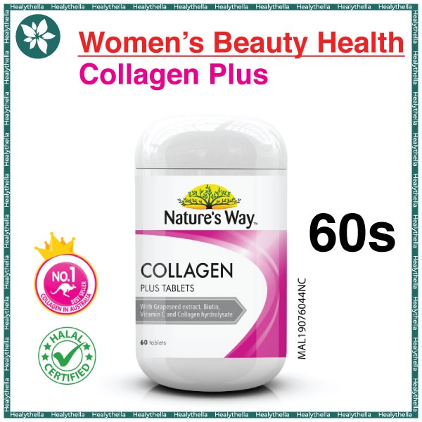 Nature’s Way Collagen Plus Tablets 60s / Natures Way Collagen beauty health (60s) Shopee Malaysia