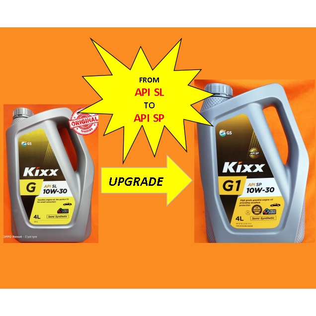 KIXX 10W30 G SP Semi Synthetic (4L) | Shopee Malaysia