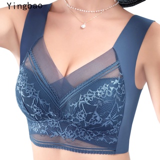 Yingbao L-6L Wireless Bra for Women Plus Size Full Cup Push Up
