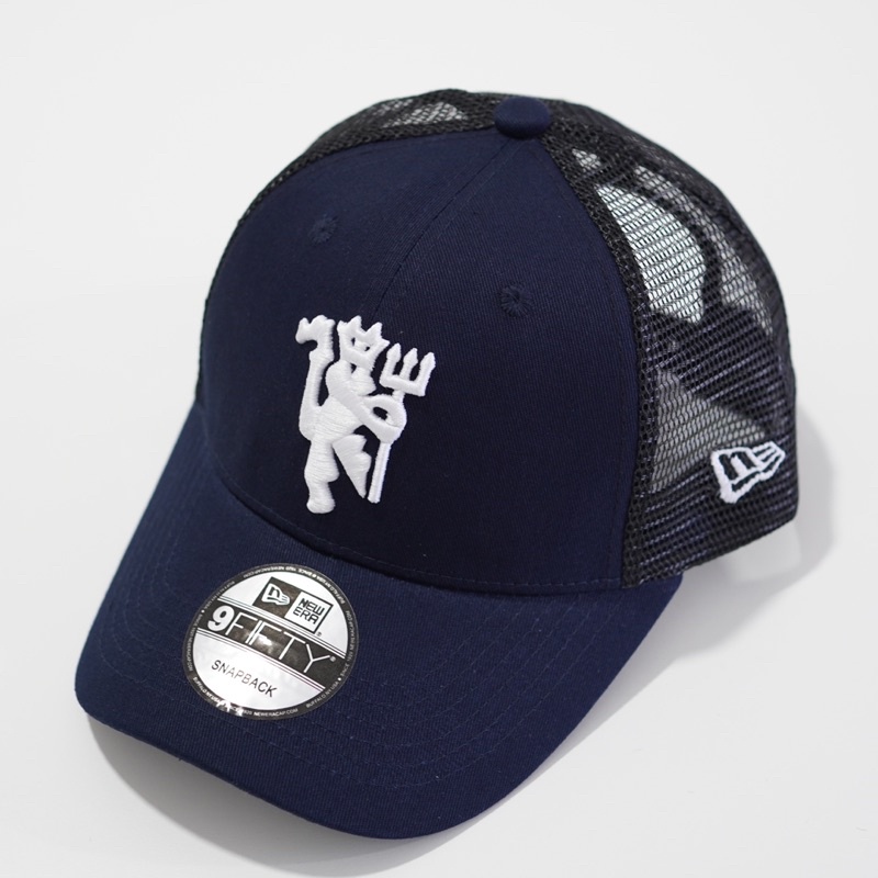TOPI LELAKI DEWASA TRUCKER HAT NEW ERA MANCHESTER UNITED MUFC RED DEVIL ...
