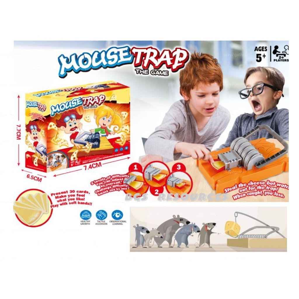 Mouse Trap Steal The Cheese Fun Board Game Kids Family Friends | Shopee  Malaysia