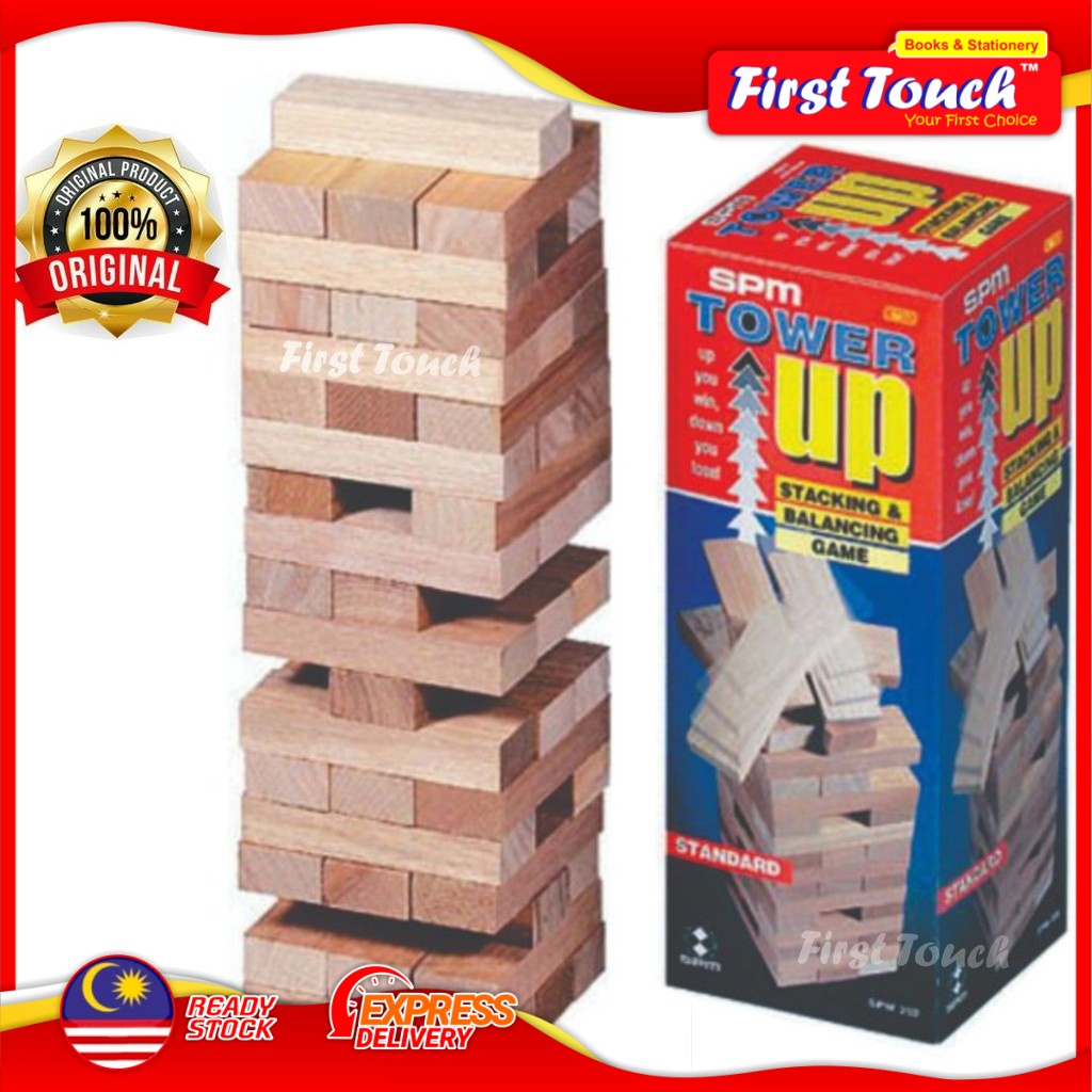 SPM Games Tower Up / Jenga Toys / Jenga Tower SPM202 | Shopee Malaysia