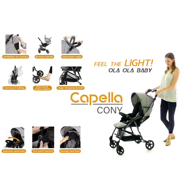 Capella coni mini clearance stroller