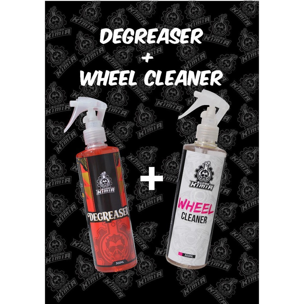 COMBO!! Budak Kimia Degreaser + Wheel Cleaner Chain Oil Remover Iron