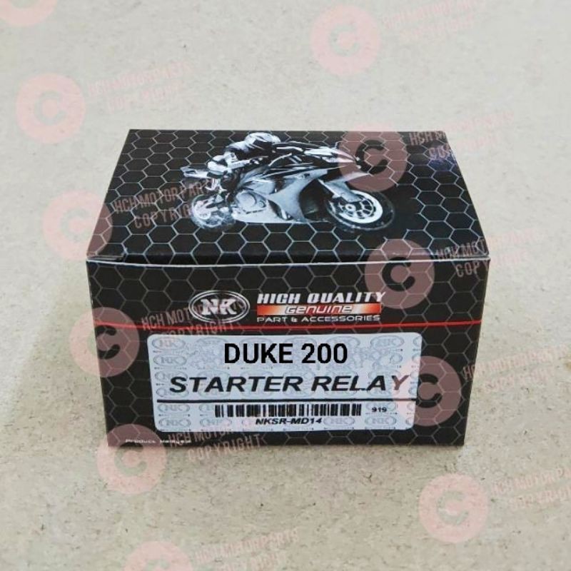 STARTER RELAY KTM DUKE 200/ 250/ DUKE 390/ RC 200/ 250/ RC 390 (NK