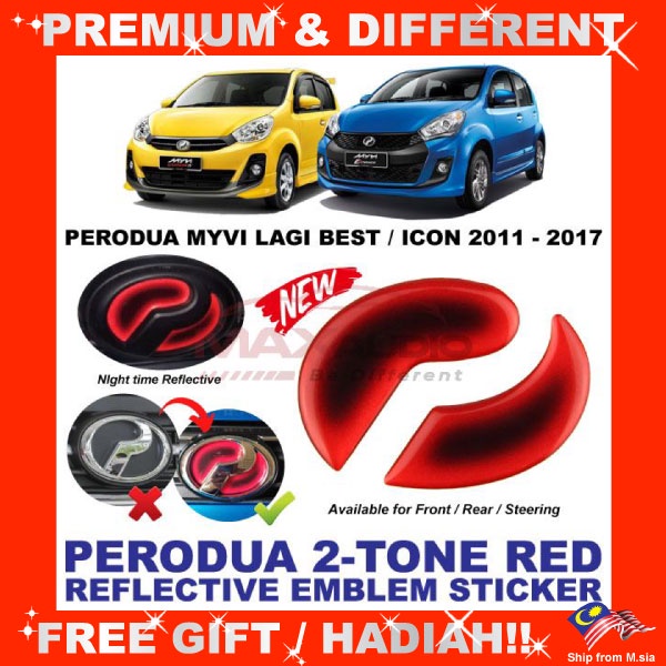 PERODUA MYVI LAGI BEST / ICON 2011-2017 Front Rear Steering Night ...