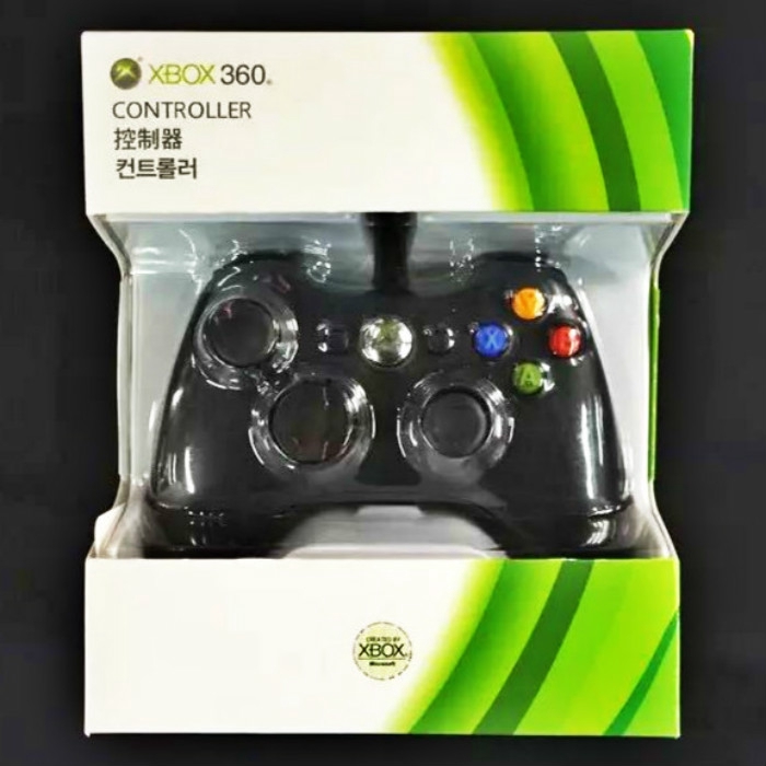 🍋 Ready Stock 🍋 New Arrival Original Microsoft Xbox 360 Wired Controller Black/White Support