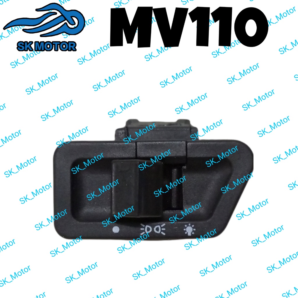 Demak MV110 MV 110 Button Starter Horn Hi Low Signal On Off Cover ...