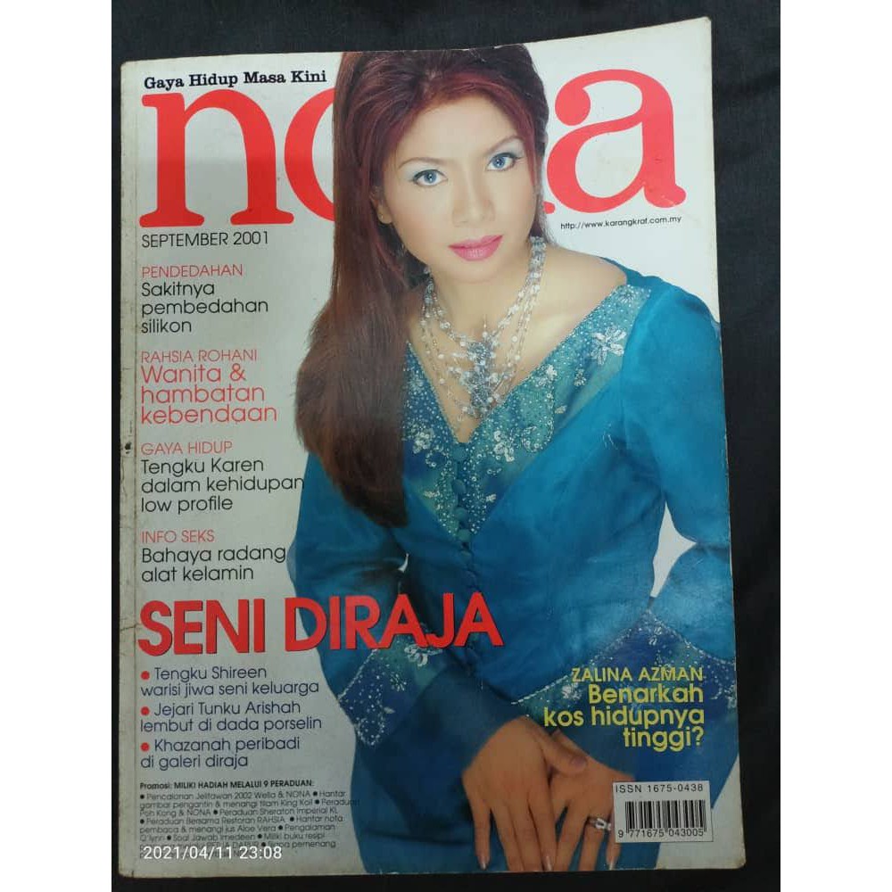 Majalah NONA - Sept 2001 | Shopee Malaysia