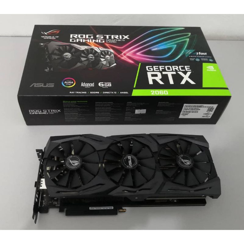 Asus ROG Strix RTX 2060 A6G | Shopee Malaysia