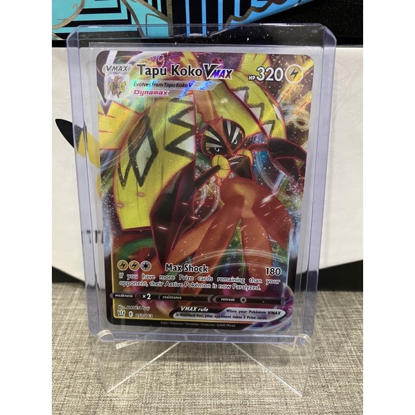 Pokemon Tcg Battle Style Swsh Tapu Koko Vmax 051163 Ultra Rare