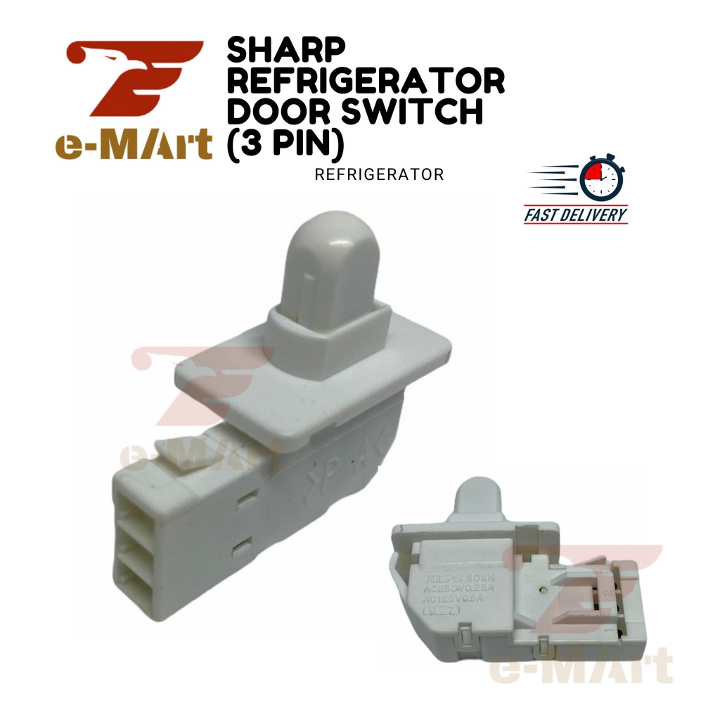 SHARP Refrigerator Door Switch ( 3Pin) [Ready Stock] | Shopee Malaysia