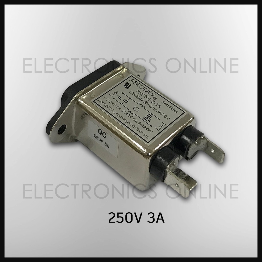 Aerodev Socket EMI Filter Single Phase Noise Filter AC250V Engine Noise