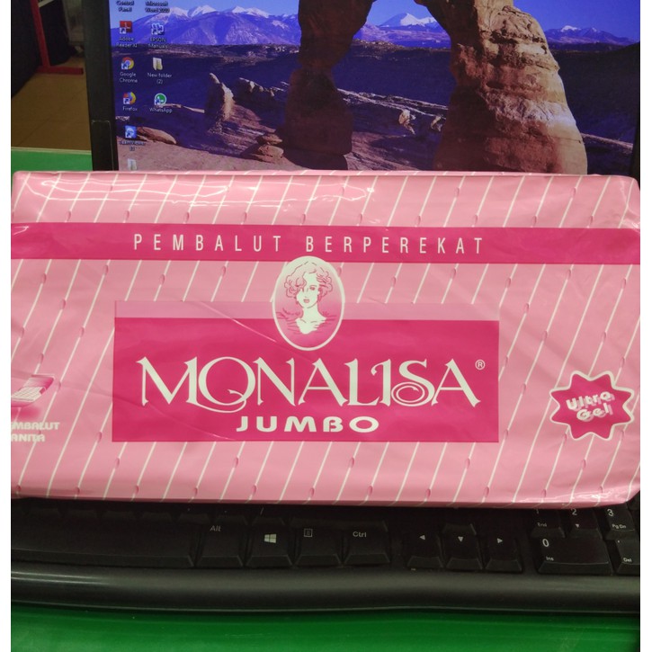 Monalisa Jumbo Ultra Gel Adhesive Pads Contents 10 Women's Sanitary
