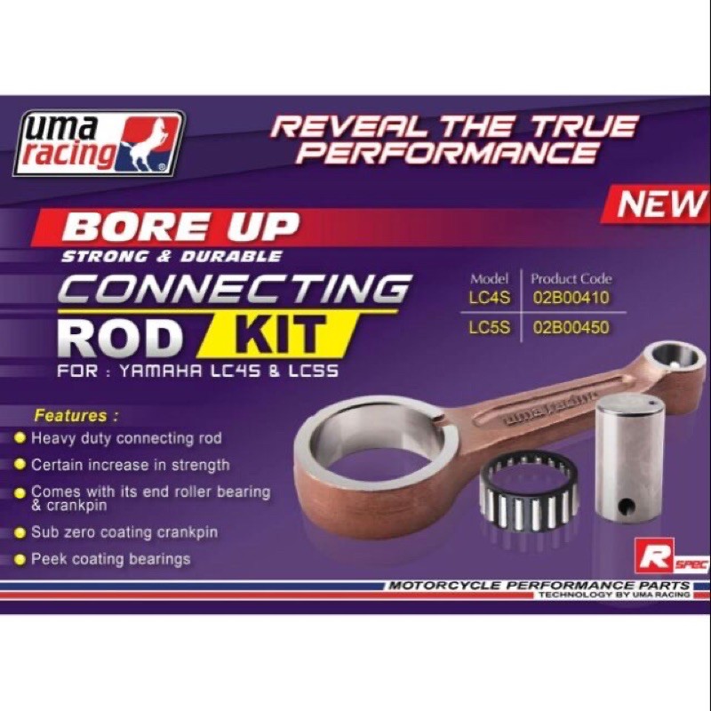 💯 💯 % ORI UMA RACING CONNECTING ROD RS150 Y15ZR LC135 4S 5S UMA RACING ...