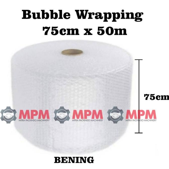 Bubble Wrapping 75cm / Buble Wrap / Plastic Bubble 75 cm ROLL | Shopee ...