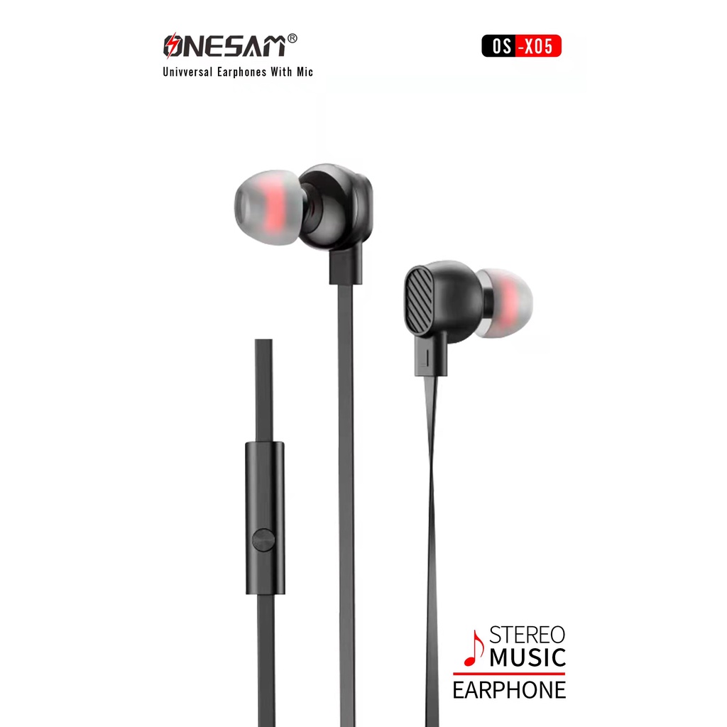 Flat discount sound earphones