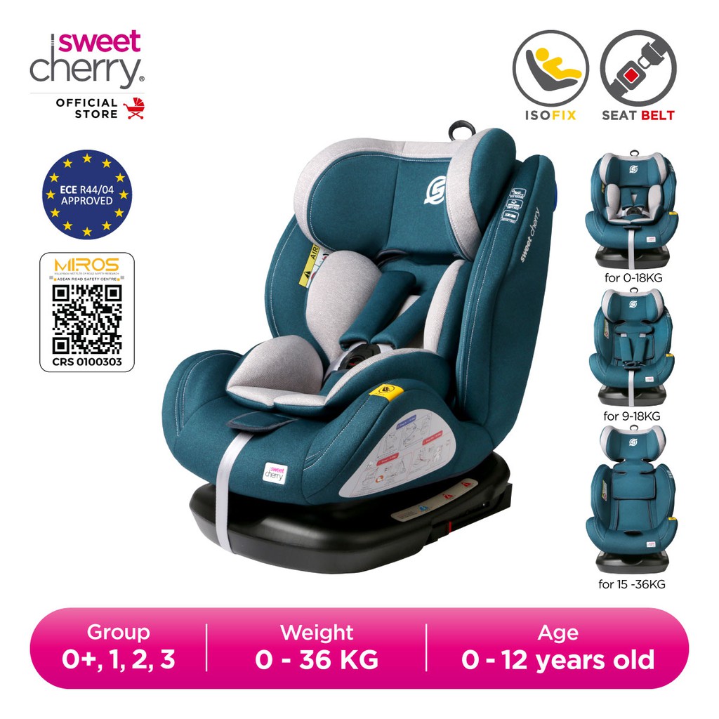 Sweet cherry best sale car seat isofix