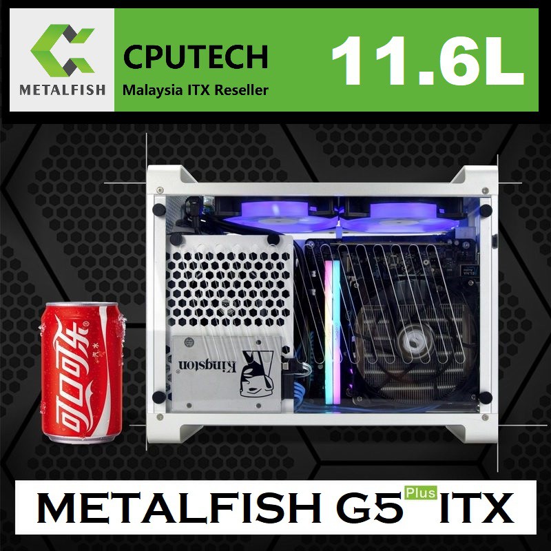 Metalfish G Plus Itx Case Mini Itx Pc Case Shopee Malaysia