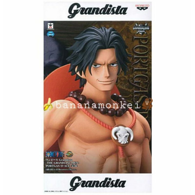 (Gold Toei Sticker) Original Banpresto Grandista One Piece PORTGAS D ...