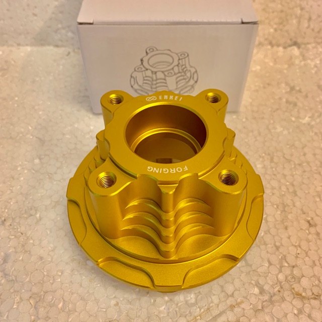 Alloy Hub Sprocket 4 Lubang Gold ENKEI For Yamaha Y15ZR(Guna