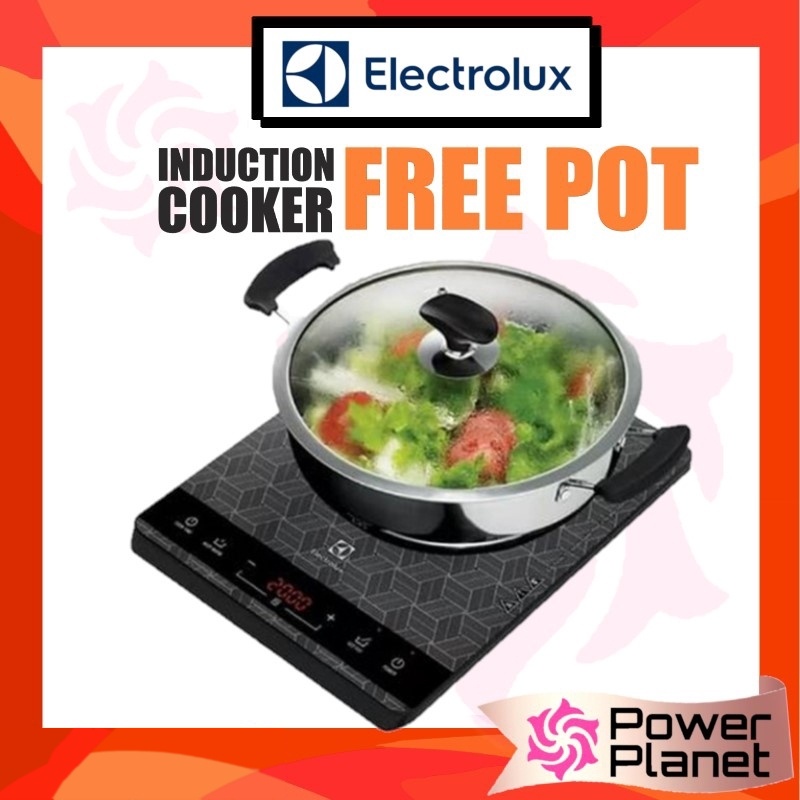 Electrolux Induction Cooker ETD29PKB (FREE POT) Shopee Malaysia