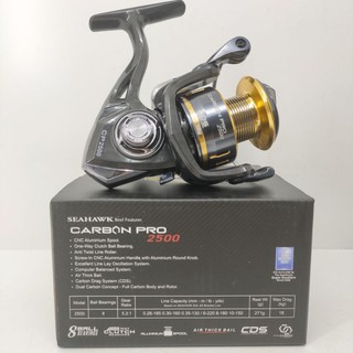 Shop Team Seahawk Carbon Pro RX Spinning Fishing Reel 2500 - 6000