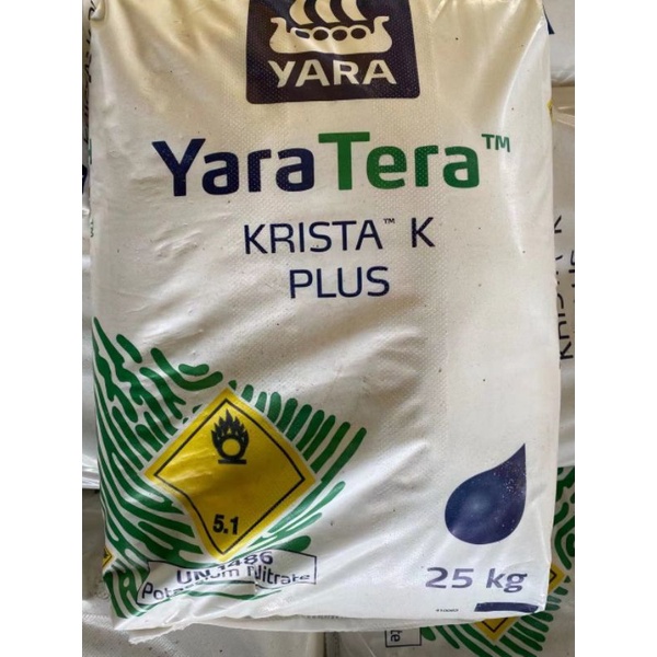 Yaratera Krista K Plus 25kg Fully Water Soluble Potassium Nitrate Ec Fertilizer Shopee Malaysia 7007