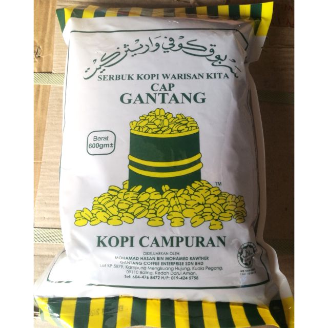 Serbuk Kopi Warisan Cap Gantang 500g (Kasar) | Shopee Malaysia