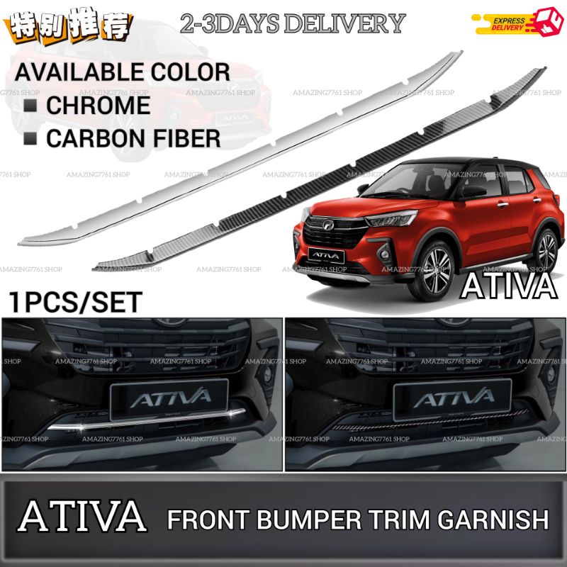 AMAZING PERODUA ATIVA FRONT BUMPER TRIM GARNISH FRONT GRILL GRILLE TRIM