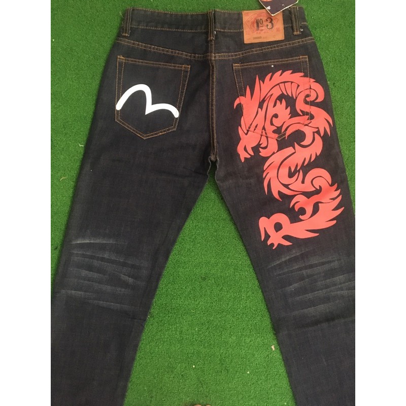 Seluar jeans hot sale evisu original