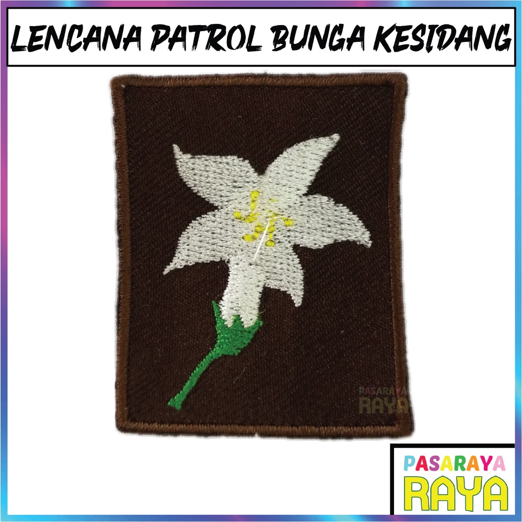 LENCANA PATROL BUNGA KESIDANG PANDU PUTERI TUNAS PUTERI | Shopee Malaysia