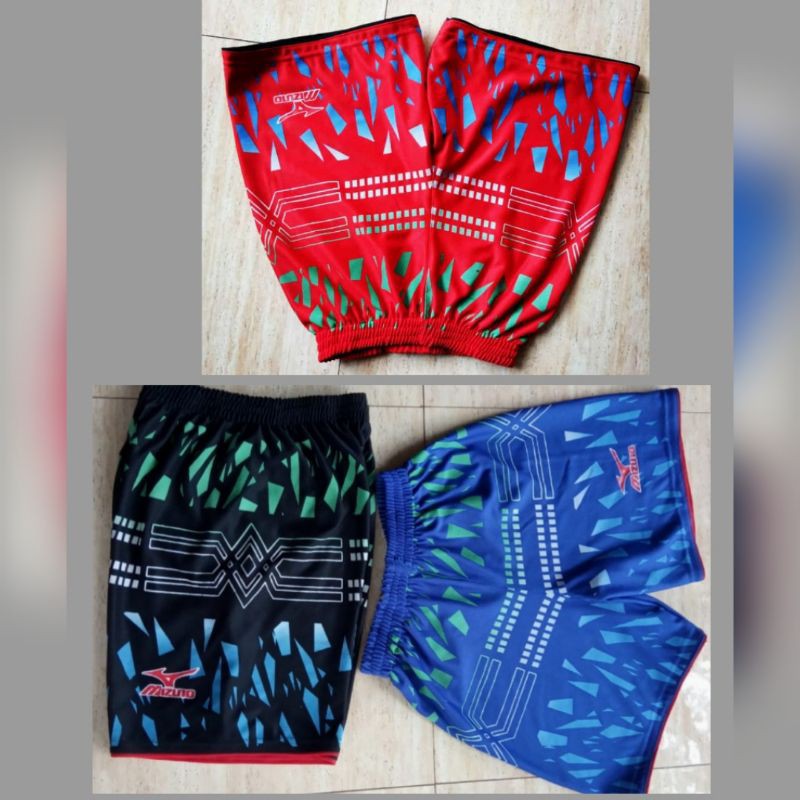 Mizuno Volleyball Pants Full Geometric Screen Printing Shopee Malaysia