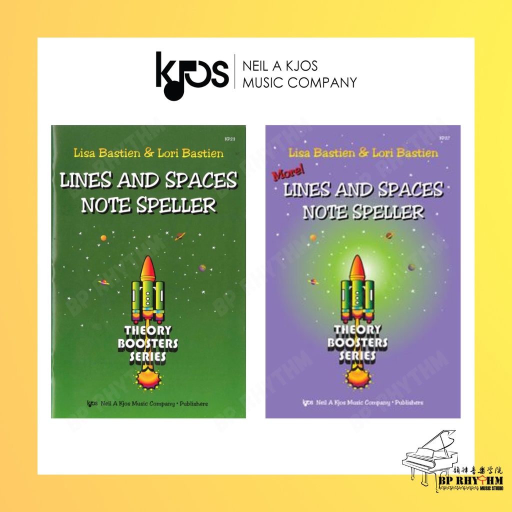 Bastien Theory Boosters: Lines and Spaces Note Speller & More Lines and ...