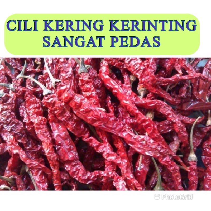 CILI KERING KERINTING (Sangat pedas) 500 grm | Shopee Malaysia