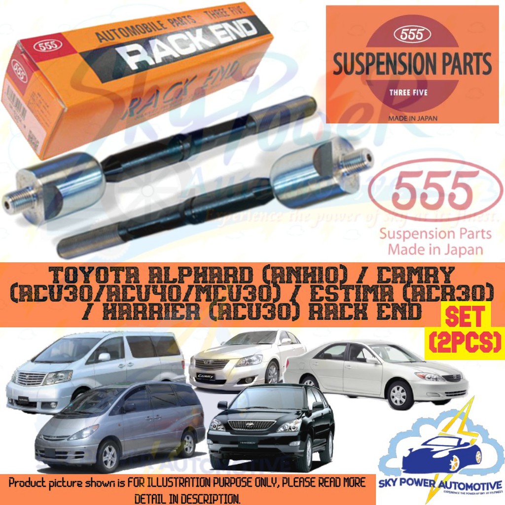 TOYOTA ALPHARD(ANH10)/CAMRY(ACV30/ACV40/MCV30)/ESTIMA(ACR30)/HARRIER ...